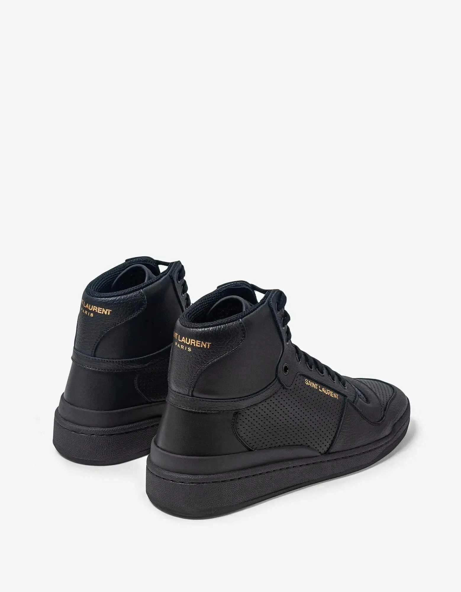 Saint Laurent Black SL/24 Mid Top Trainers