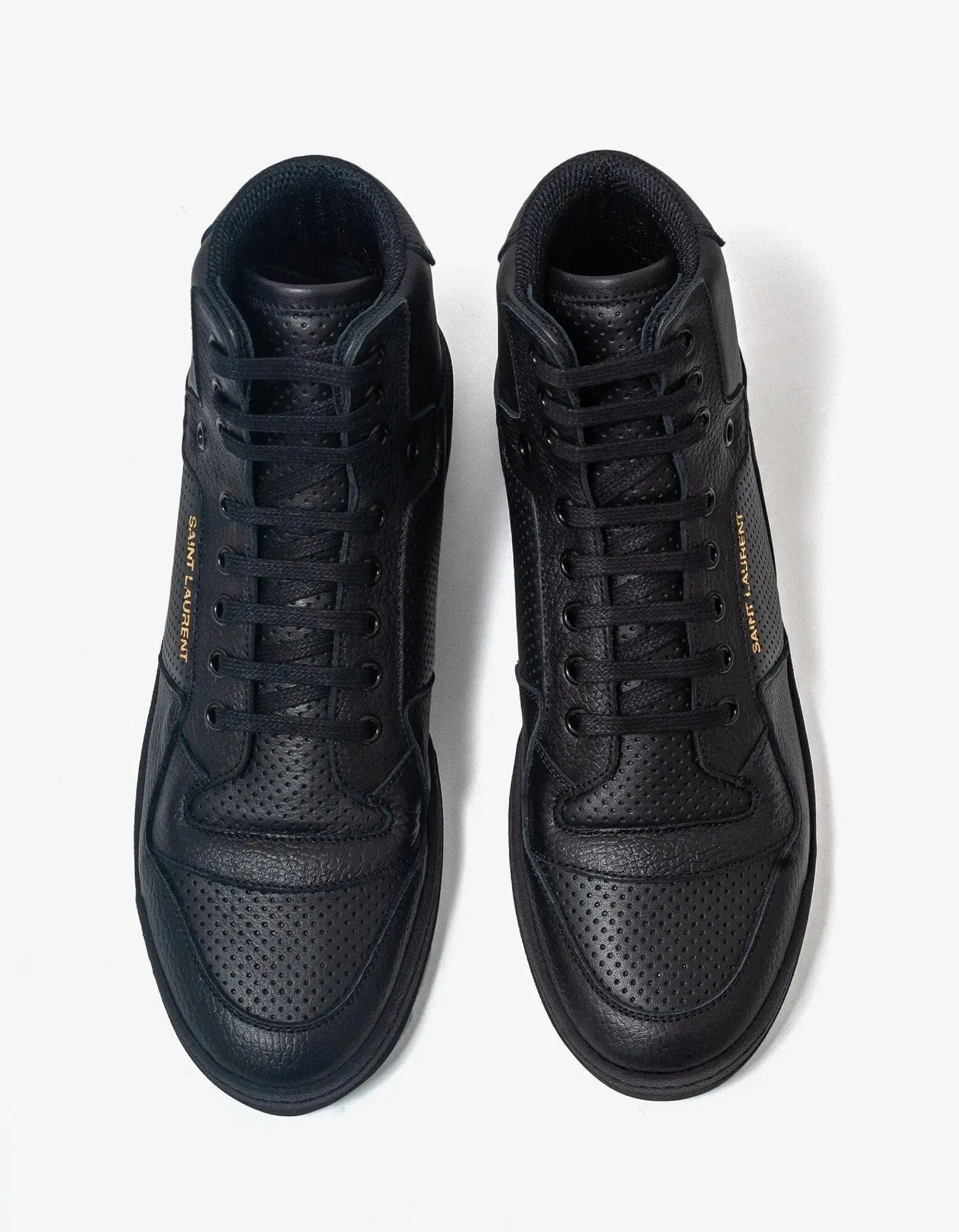 Saint Laurent Black SL/24 Mid Top Trainers