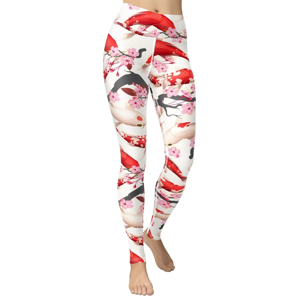 Sakura Koi Yoga Leggings