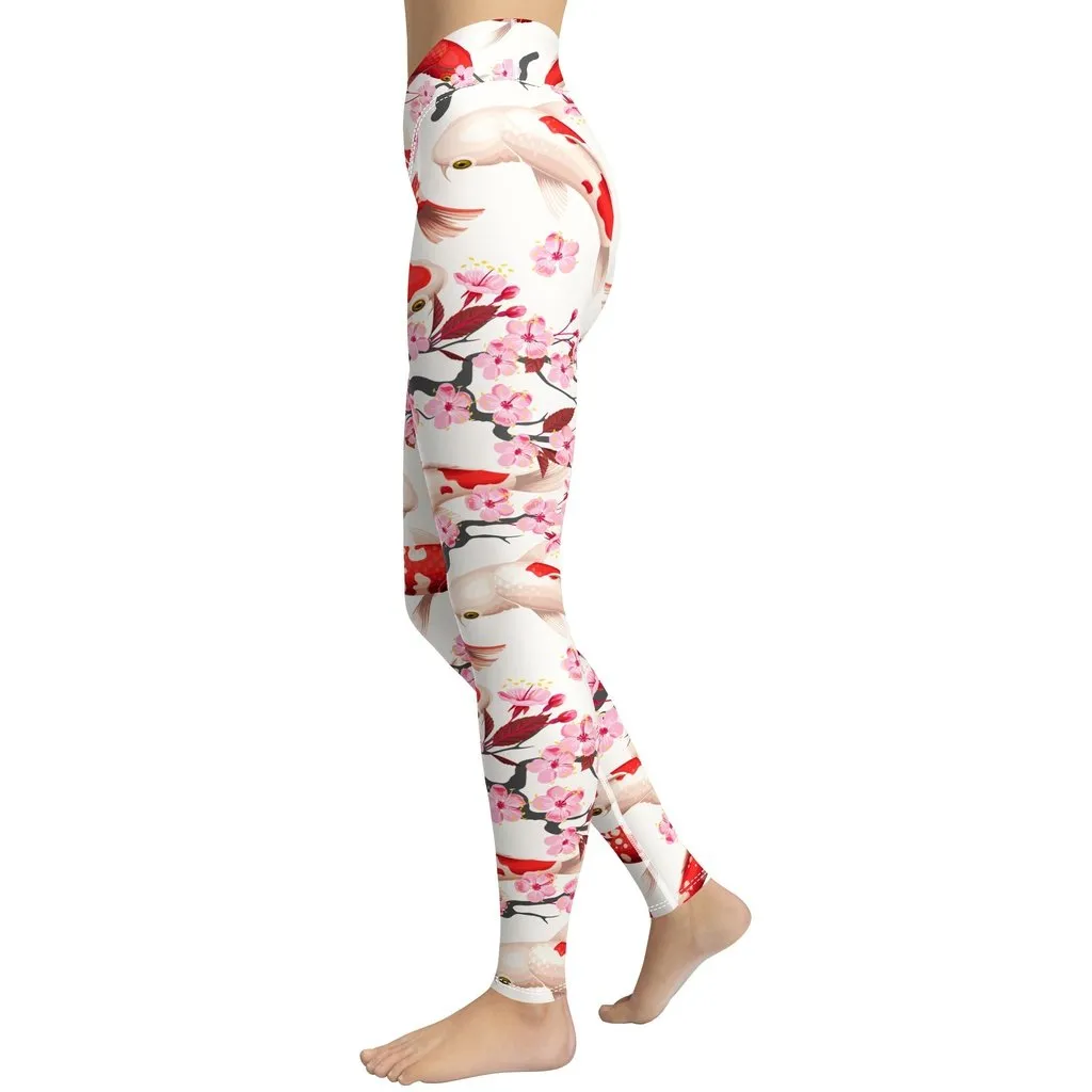 Sakura Koi Yoga Leggings