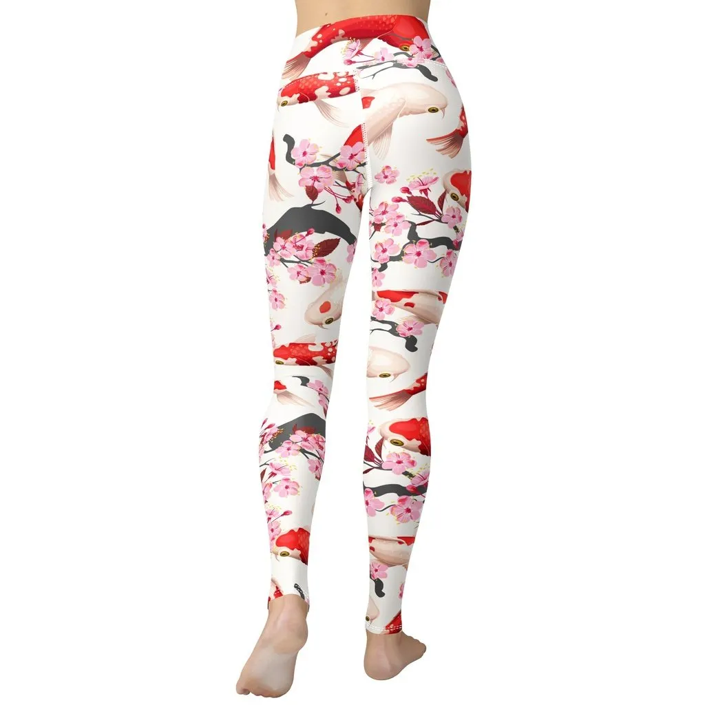 Sakura Koi Yoga Leggings