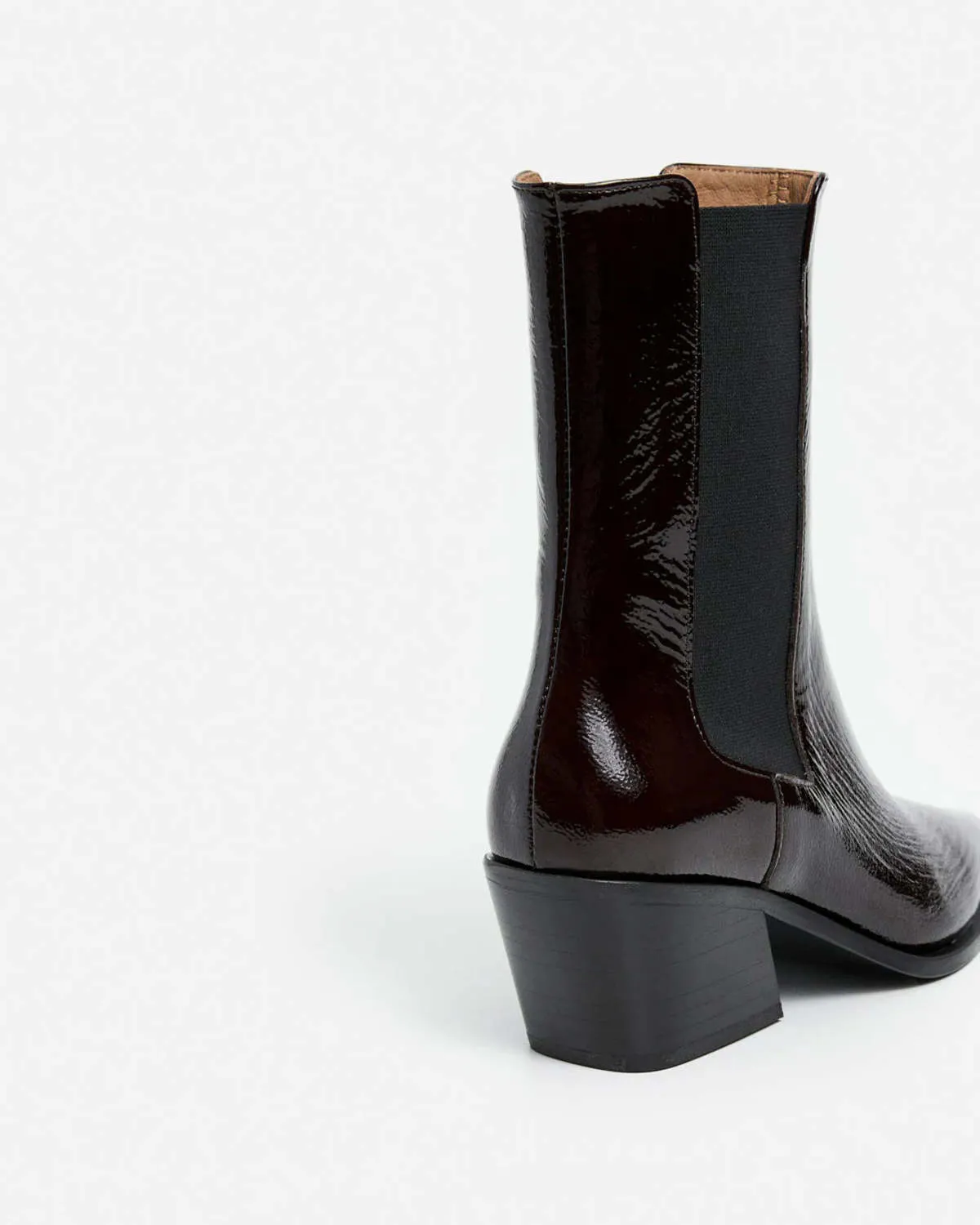 Sandra Boot - Patent Burgundy