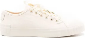 Sarah Chofakian Serena canvas sneakers Neutrals