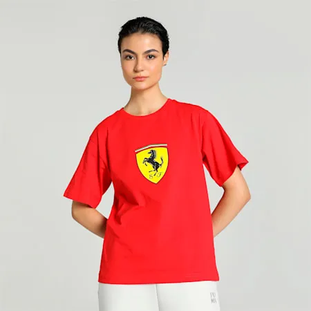 Scuderia Ferrari Style Graphic Women's Tee | Rosso Corsa | PUMA Motorsport | PUMA 