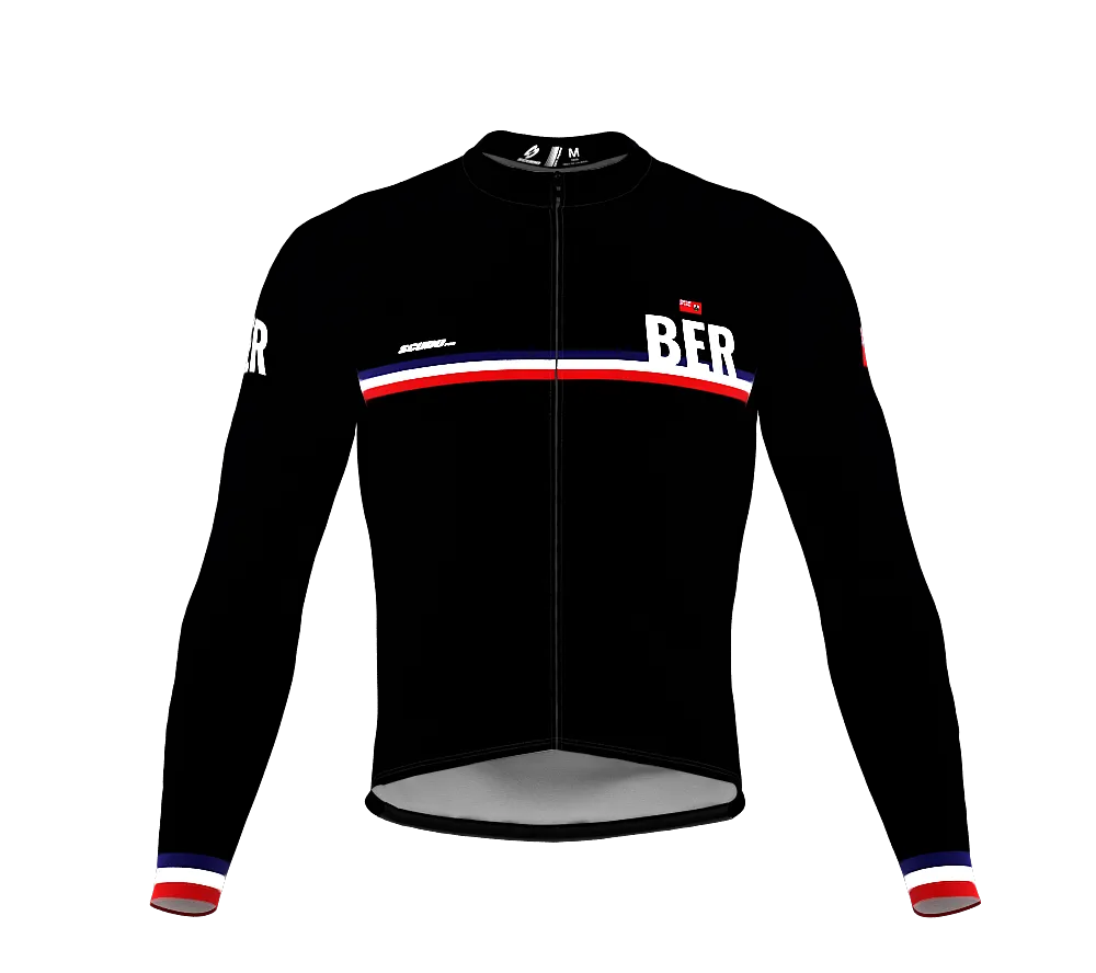 ScudoPro Pro Thermal Long Sleeve Cycling Jersey Country CODE Bermuda Black | Men and Women