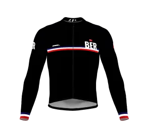 ScudoPro Pro Thermal Long Sleeve Cycling Jersey Country CODE Bermuda Black | Men and Women