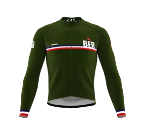 ScudoPro Pro Thermal Long Sleeve Cycling Jersey Country CODE Bermuda Green | Men and Women