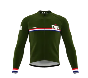 ScudoPro Pro Thermal Long Sleeve Cycling Jersey Country CODE Taiwan Green | Men and Women