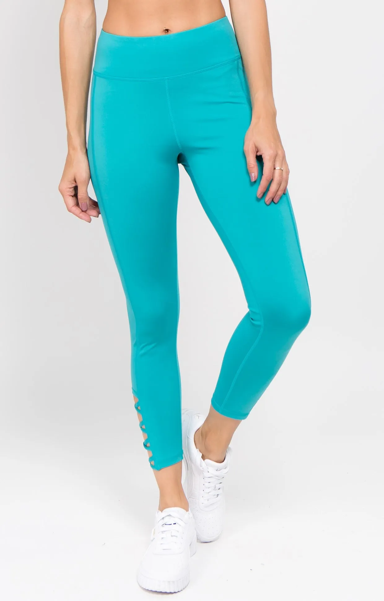 Shayne Lattice Ankle Workout Leggings