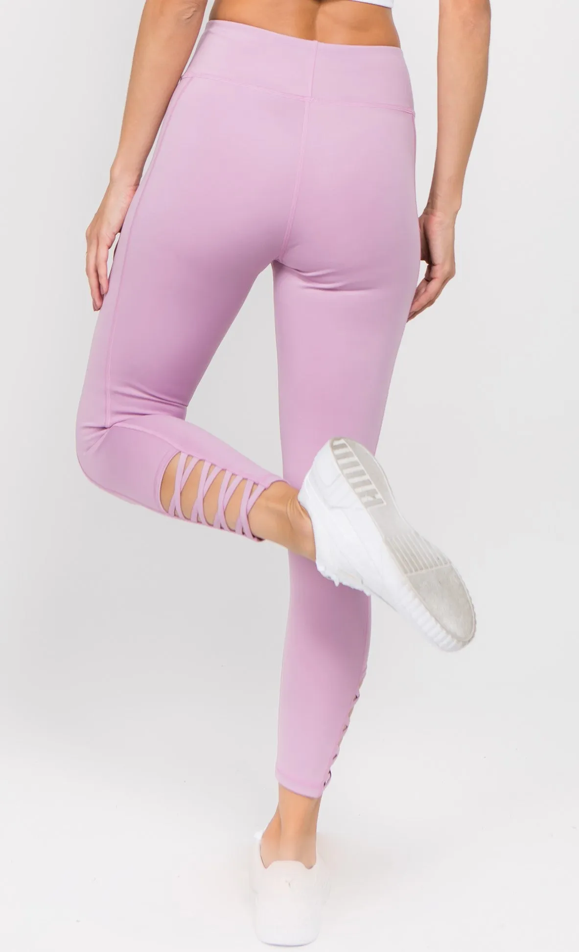 Shayne Lattice Ankle Workout Leggings