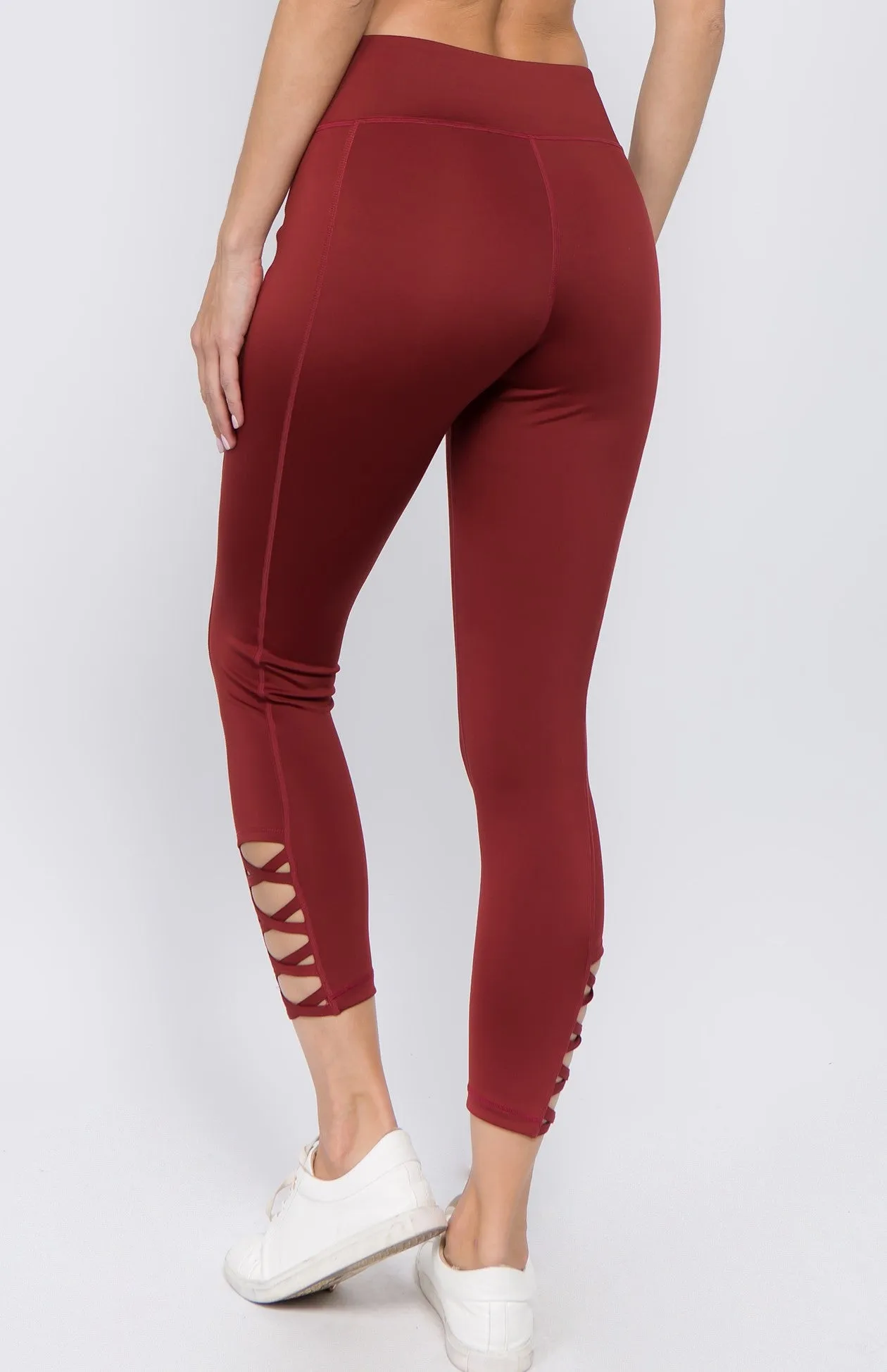 Shayne Lattice Ankle Workout Leggings