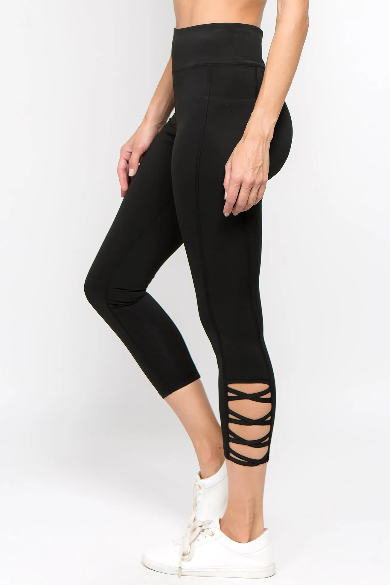 Shayne Lattice Ankle Workout Leggings