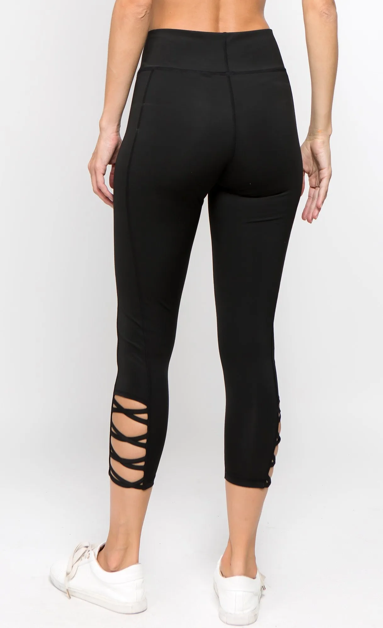 Shayne Lattice Ankle Workout Leggings