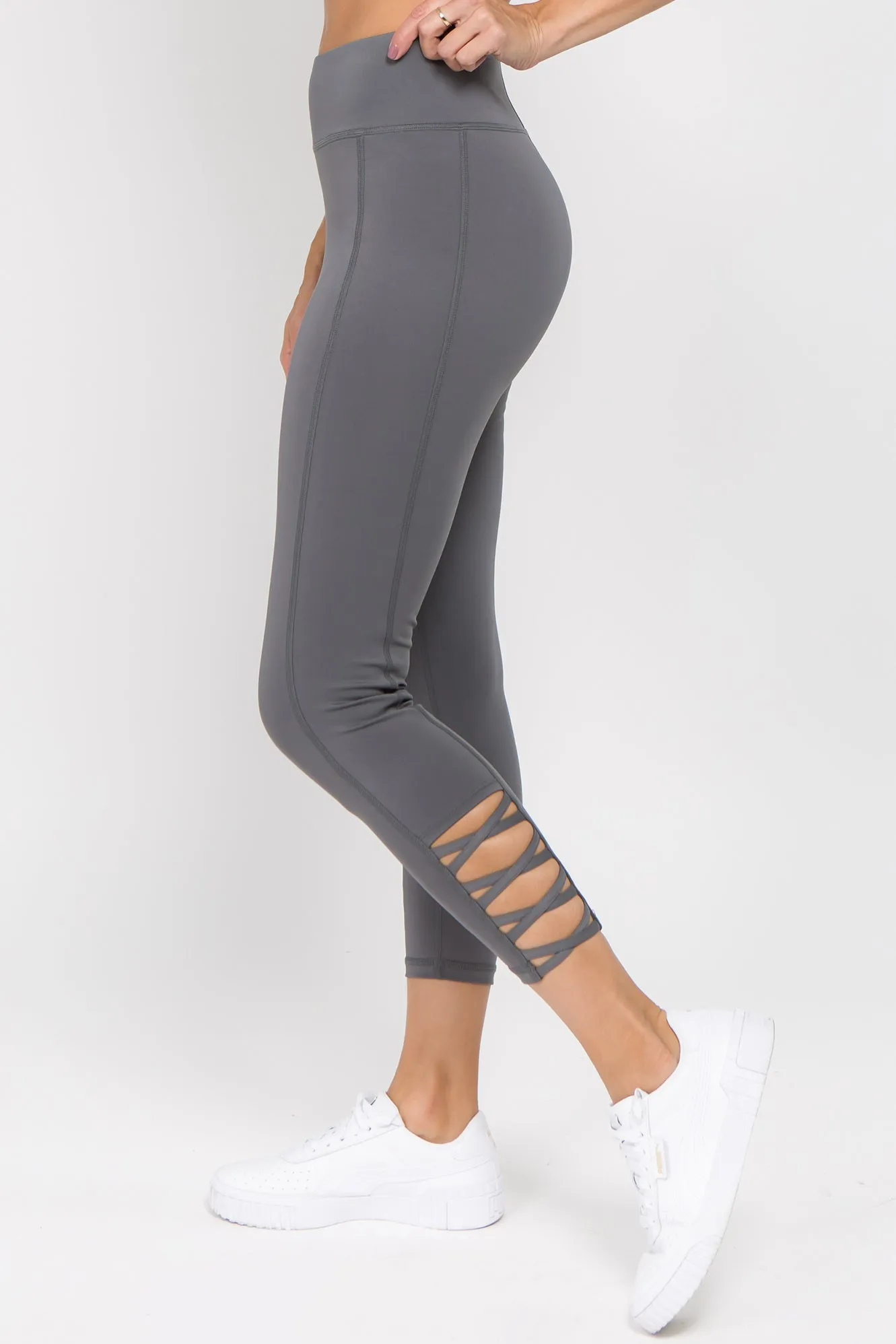 Shayne Lattice Ankle Workout Leggings