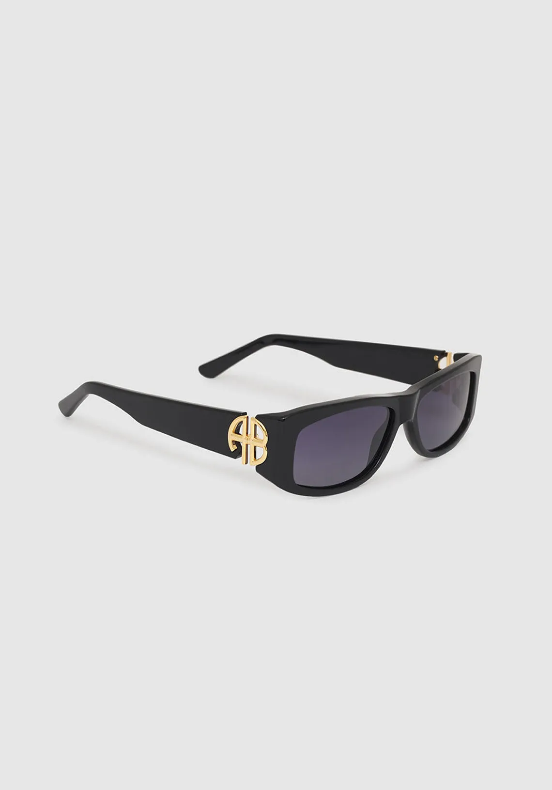 SIENA SUNGLASSES BLACK AND GOLD