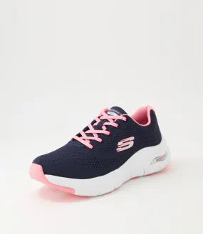 SKECHERS Arch Fit Navy Coral Sneakers