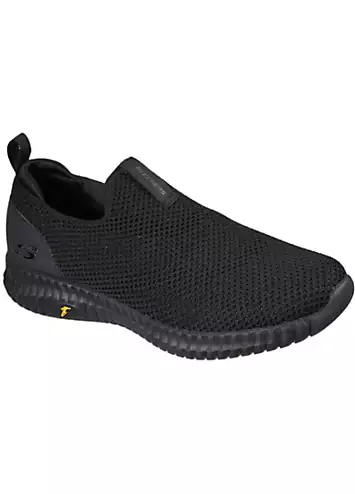 Skechers Black Goodyear Knit Stretch Fit® Slip-On Trainers | Kaleidoscope