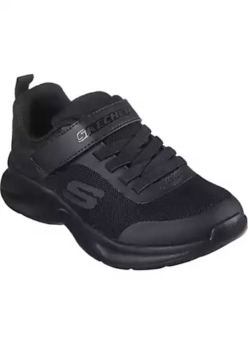 Skechers Girls Black Dynamatic Trainers