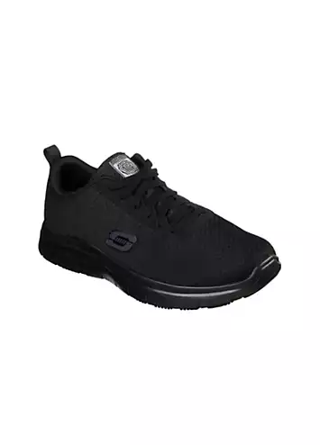 Skechers Mens Black Flex Advantage - Bendon SR Trainers | Grattan