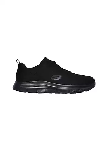 Skechers Mens Black Flex Advantage - Bendon SR Trainers | Grattan