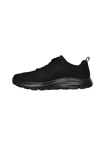 Skechers Mens Black Flex Advantage - Bendon SR Trainers | Grattan