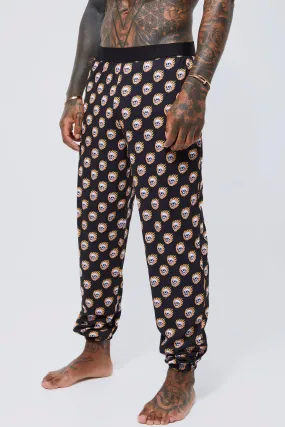 Skull Print Lounge Joggers