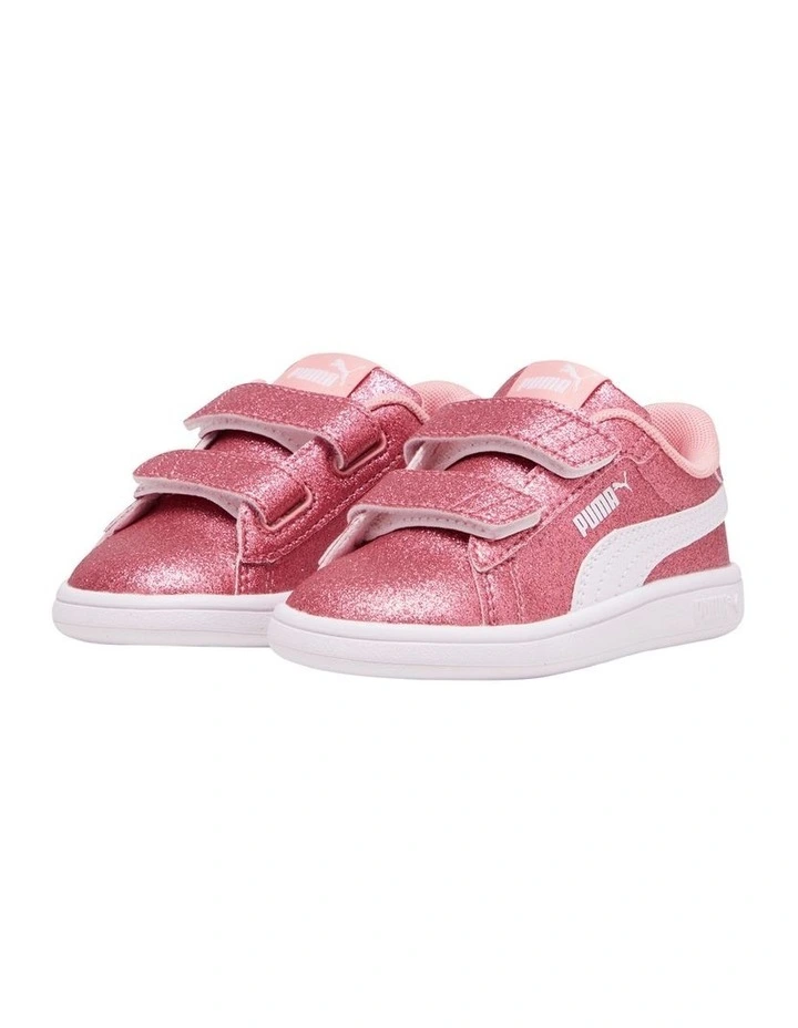 Smash 3.0 Glitz Glam Self-Fastening Infant Sneakers In Peach