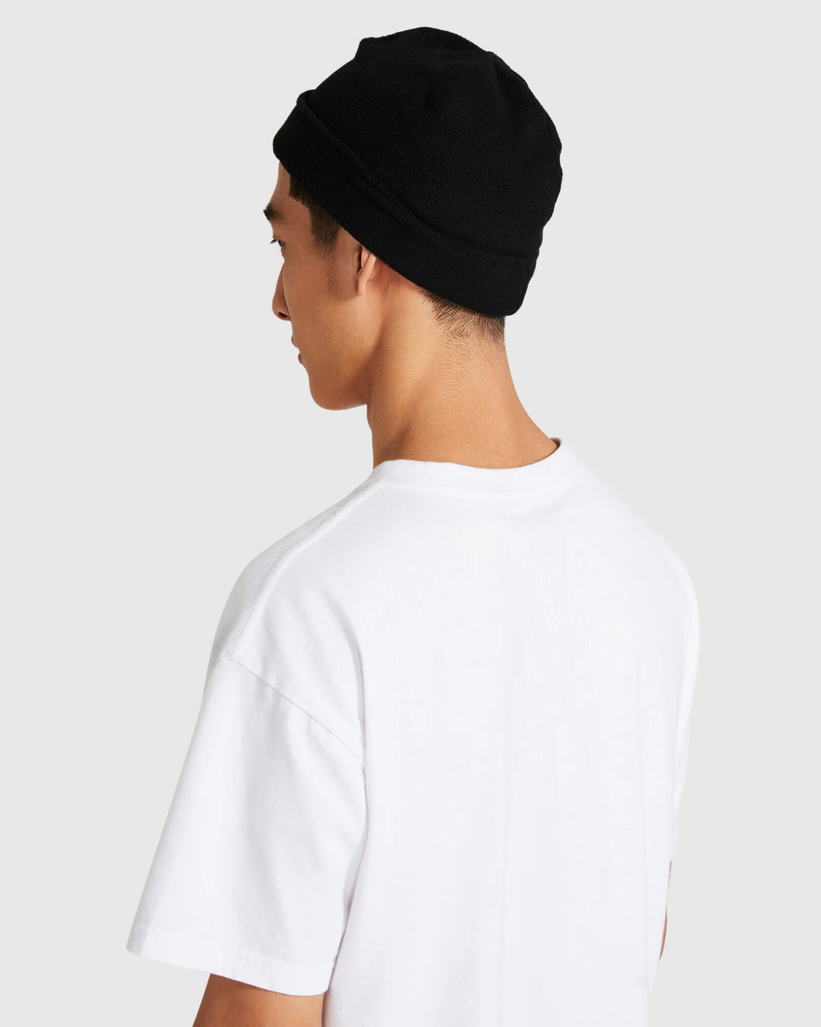 Spencer Project Polar Fleece Beanie Black