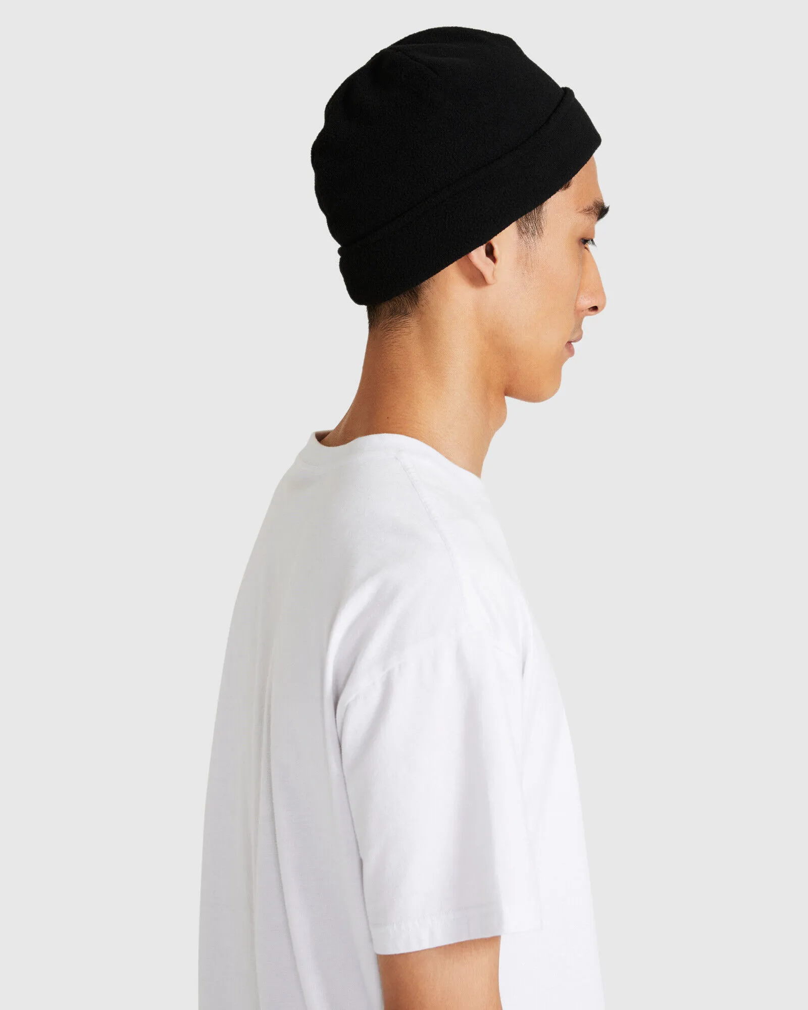 Spencer Project Polar Fleece Beanie Black