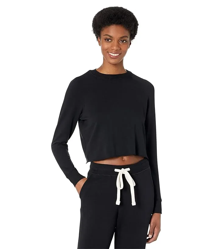 Splits59 Warm-Up Crop Fleece Sweatshirt