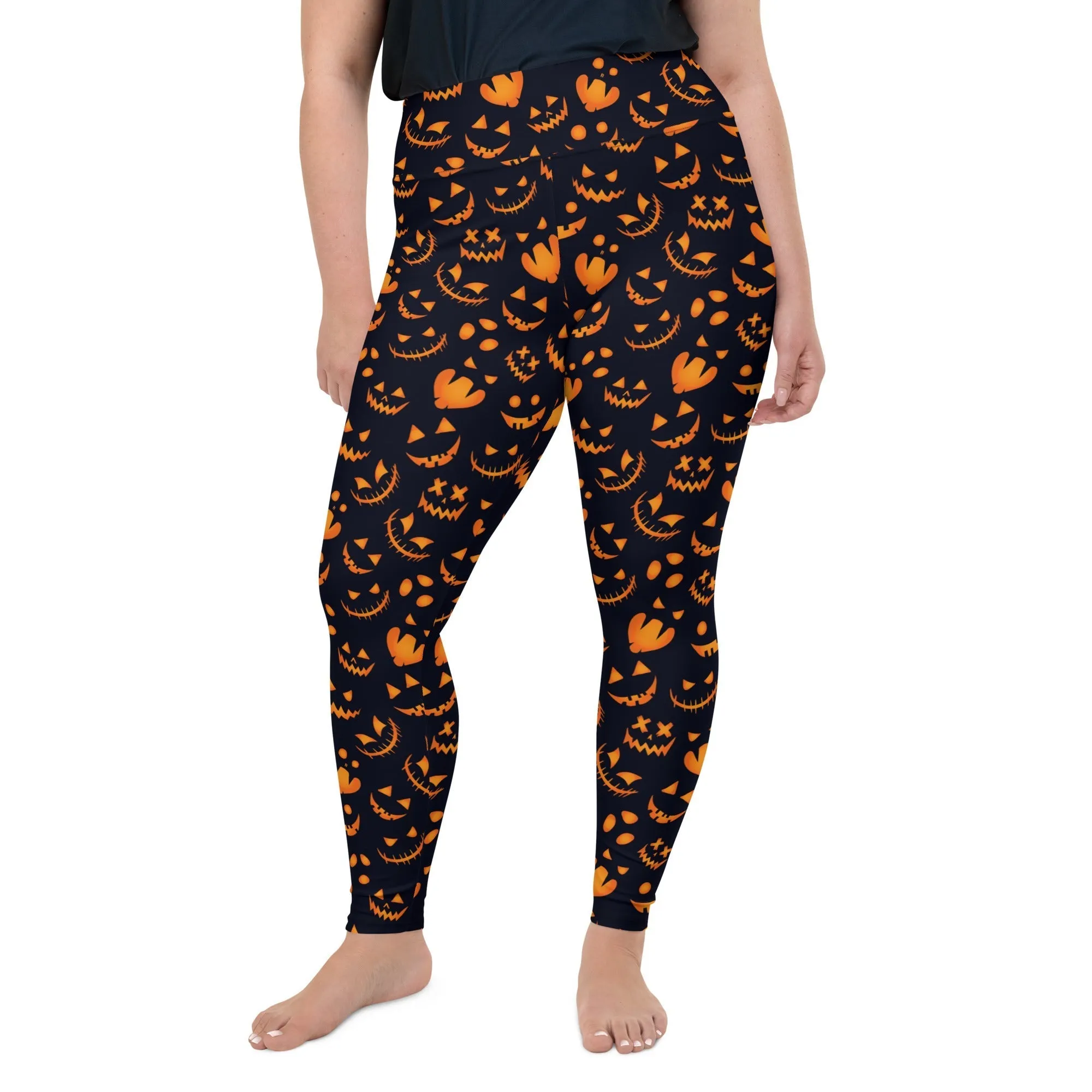 Spooktacular Halloween Plus Size Leggings