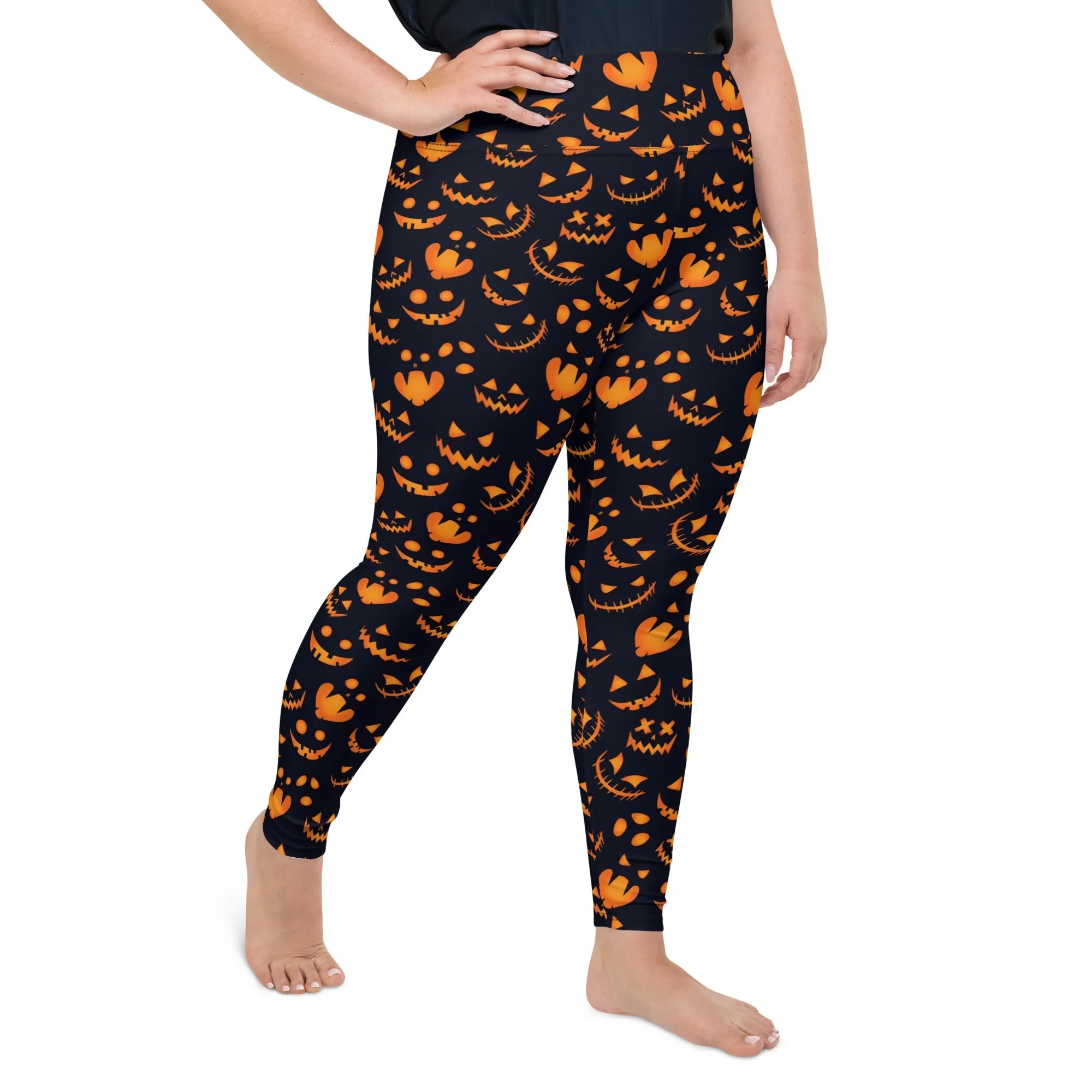 Spooktacular Halloween Plus Size Leggings