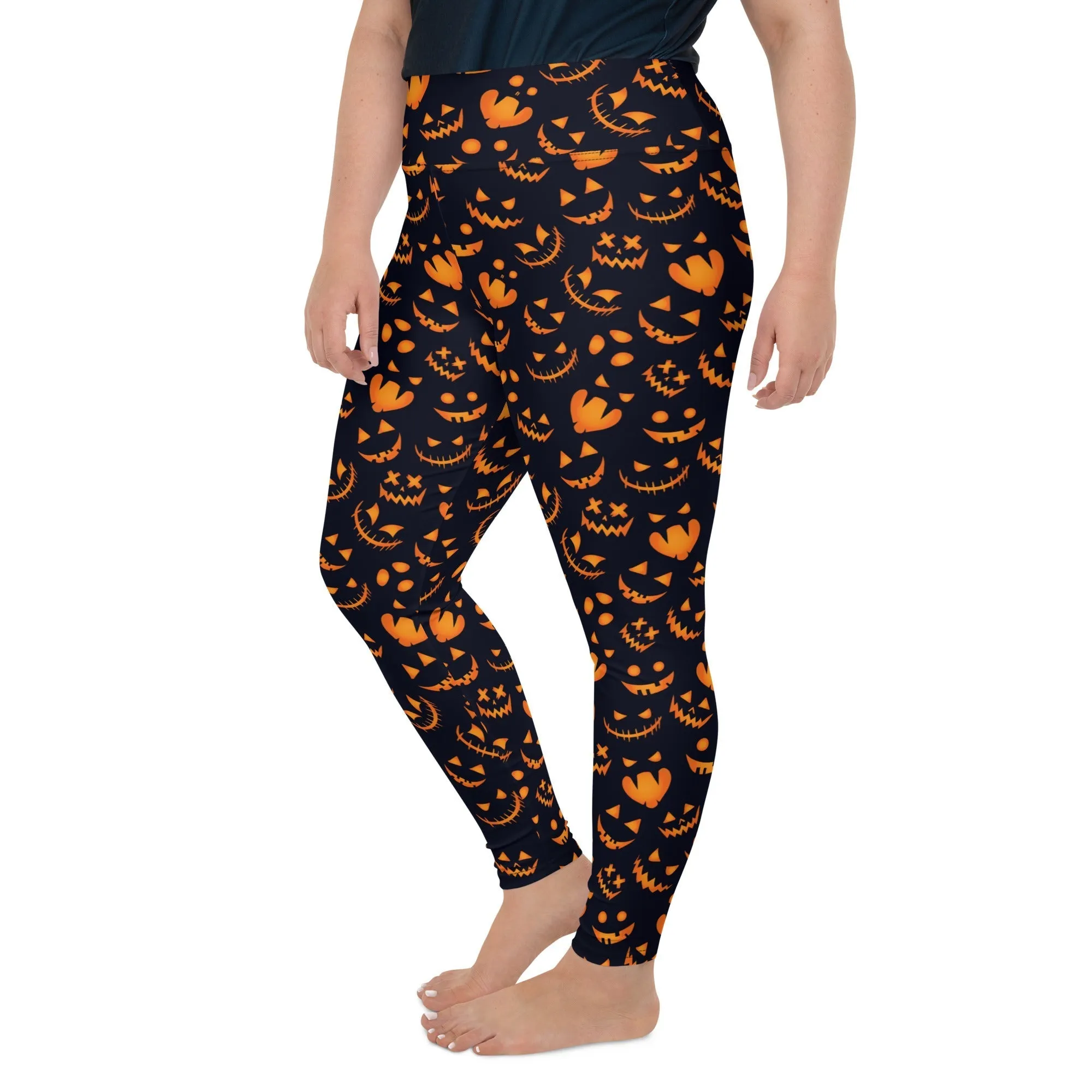 Spooktacular Halloween Plus Size Leggings