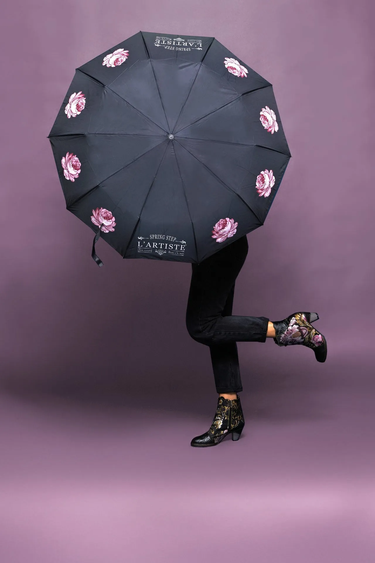 SPRING STEP L'ARTISTE WOMEN'S UMBRELLA RAINDROP