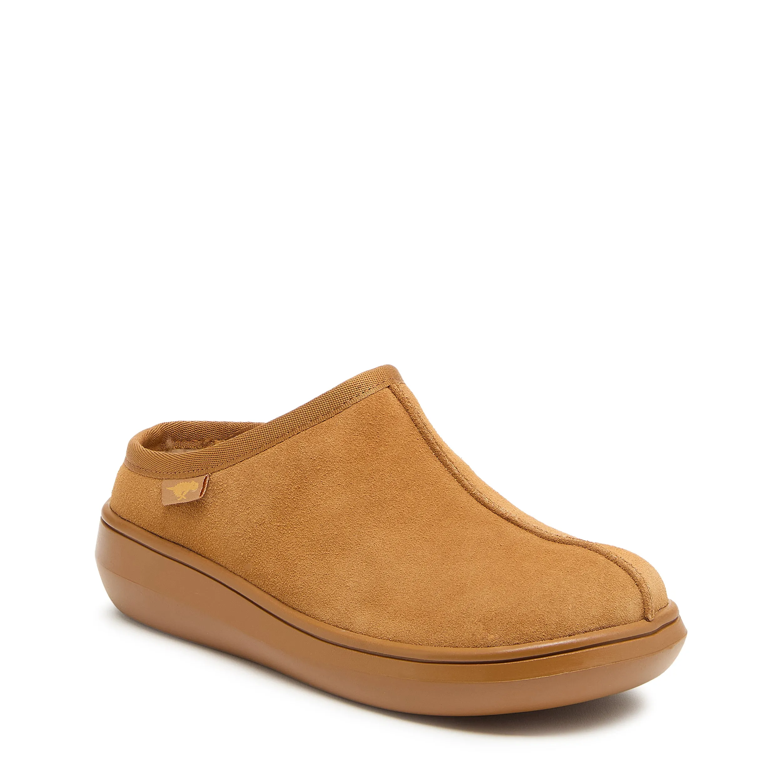 Sugar Glide Camel Suede Slipper