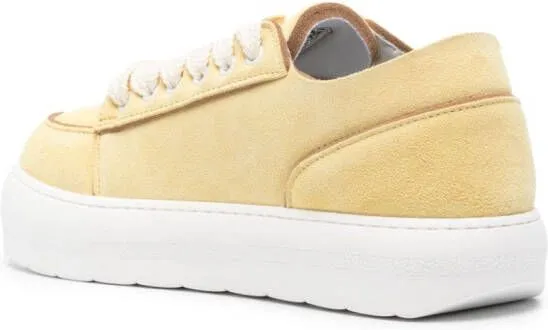 Sunnei Dreamy suede sneakers Yellow