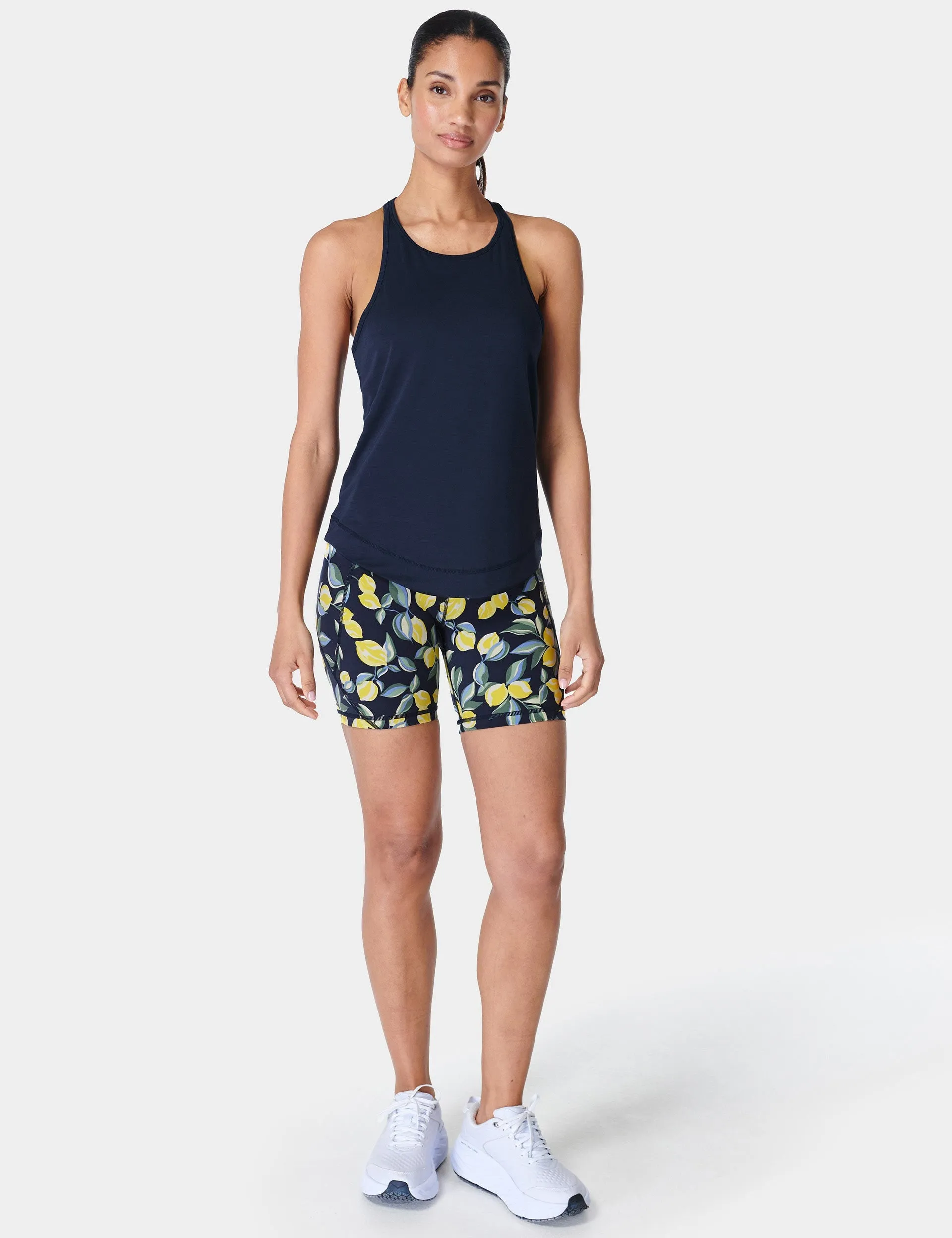 Sweaty Betty Breathe Easy Run Vest - Navy Blue