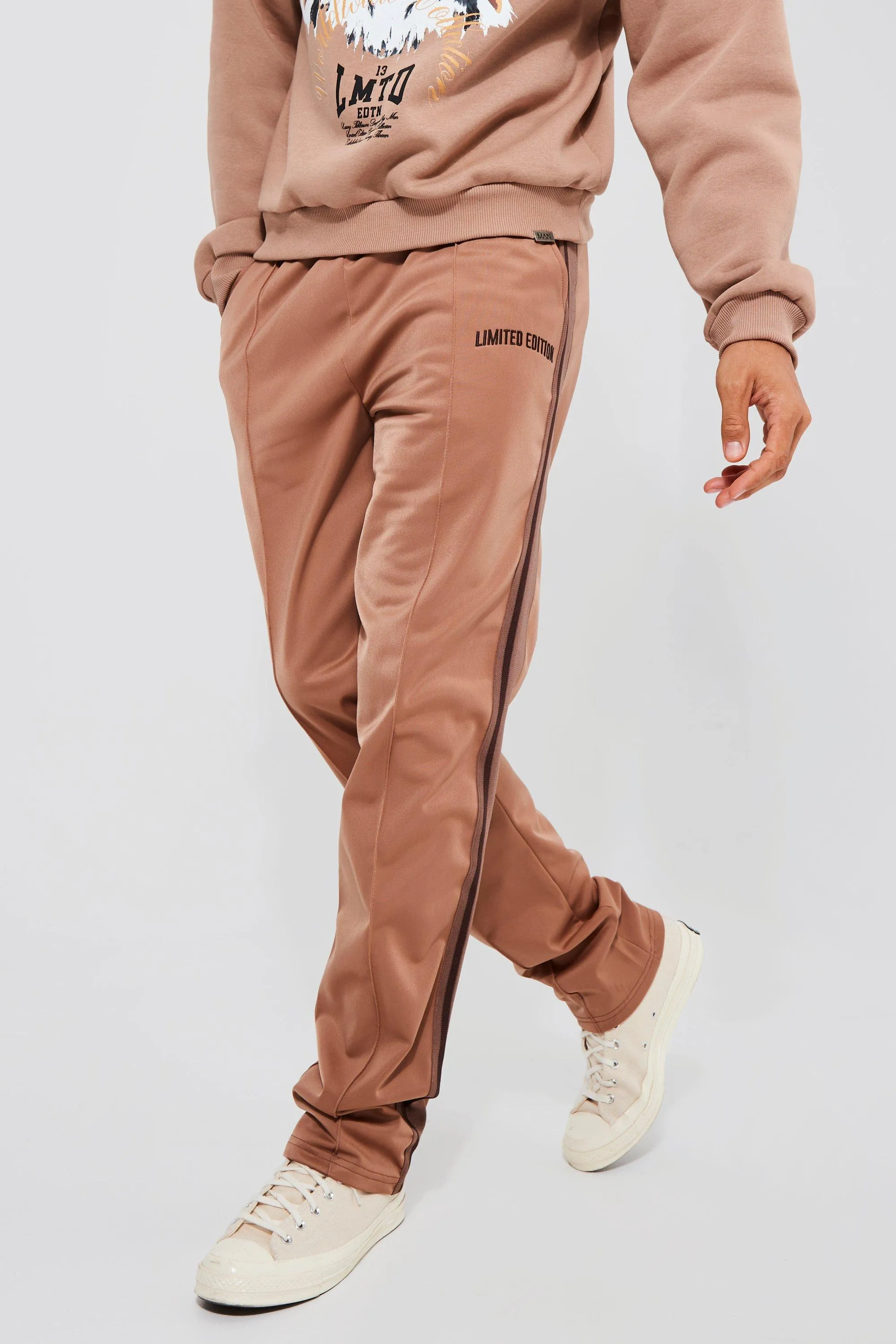 Tall Straight Fit Tricot Tape Joggers