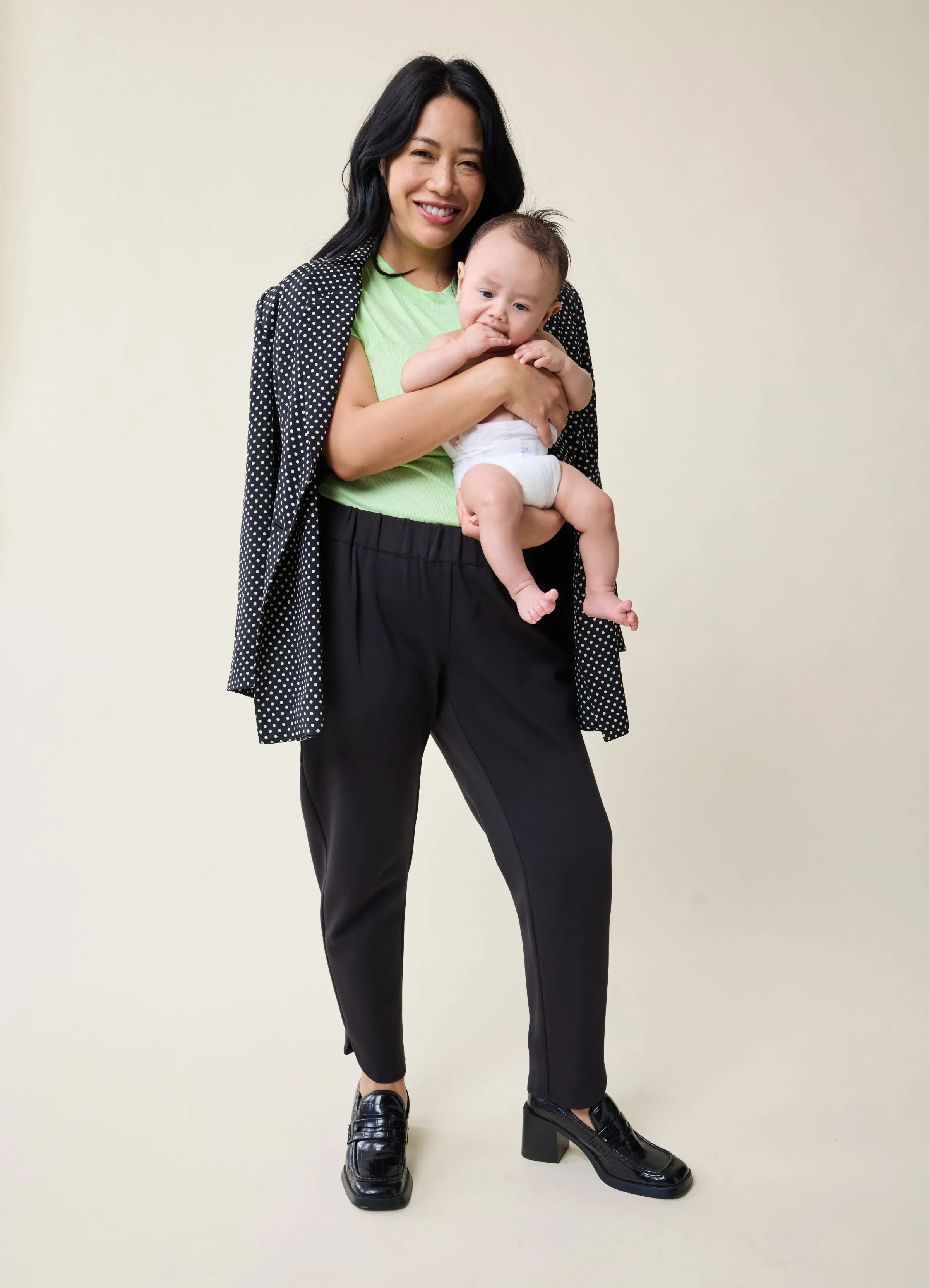 The EveryWear Maternity Black Ponte Pant