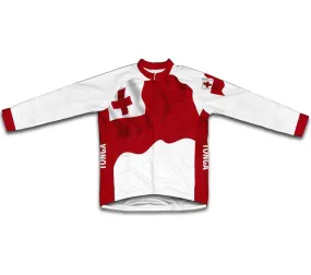 Tonga Flag Winter Thermal Cycling Jersey