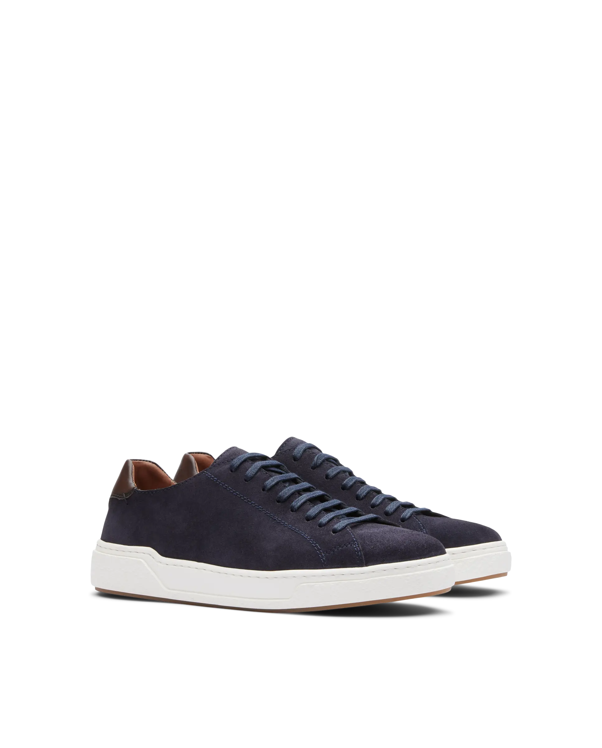 Torino Marine Blue Suede Calf Sneakers