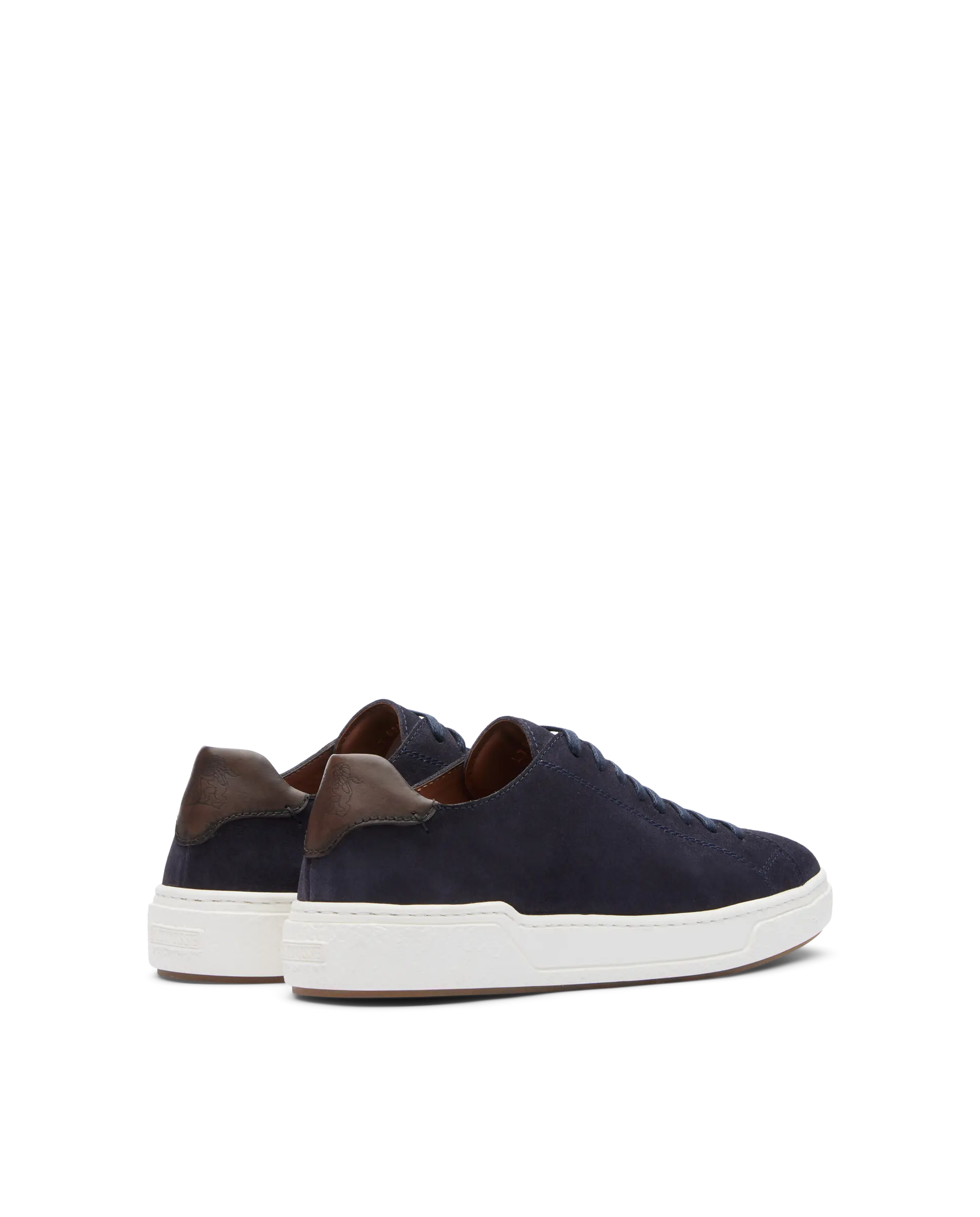 Torino Marine Blue Suede Calf Sneakers