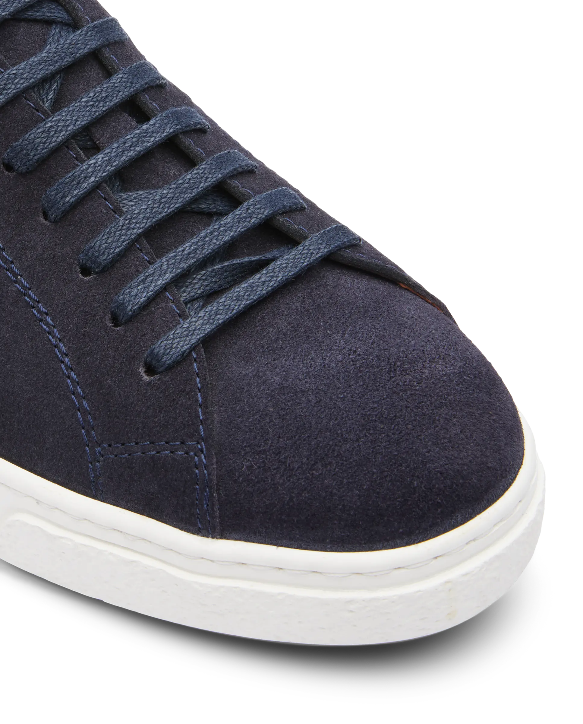 Torino Marine Blue Suede Calf Sneakers