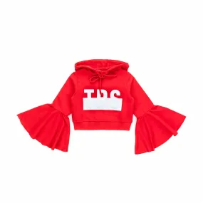 Touriste Red Hoodie For Girl And Teen