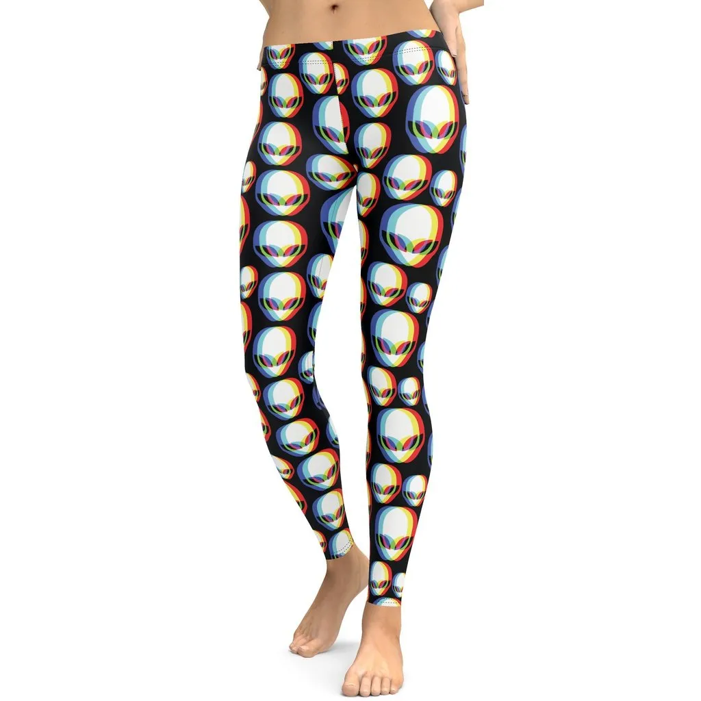 Trippy Alien Leggings