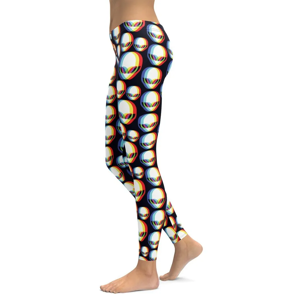 Trippy Alien Leggings