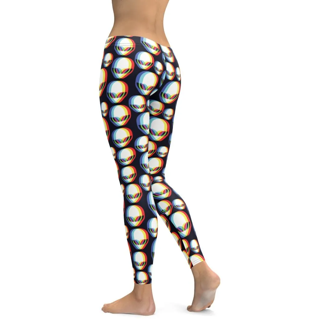 Trippy Alien Leggings