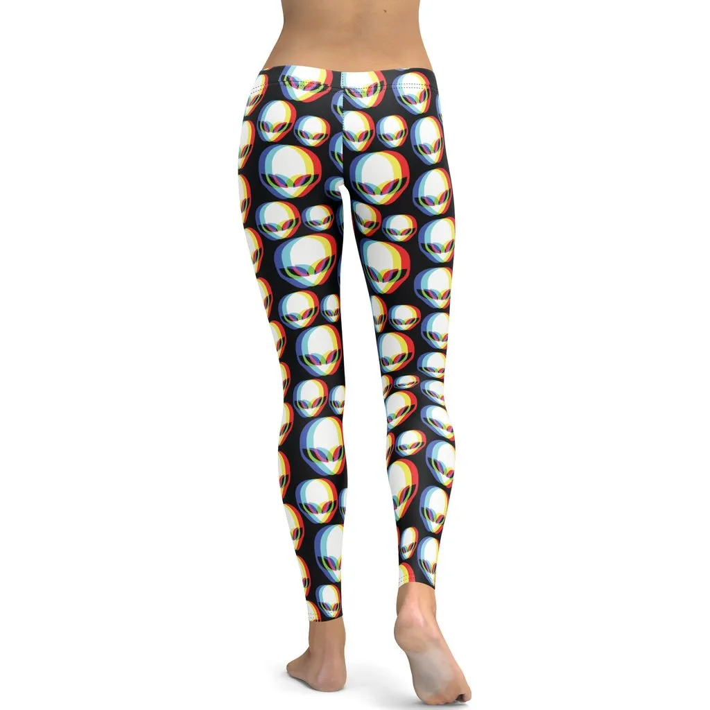 Trippy Alien Leggings