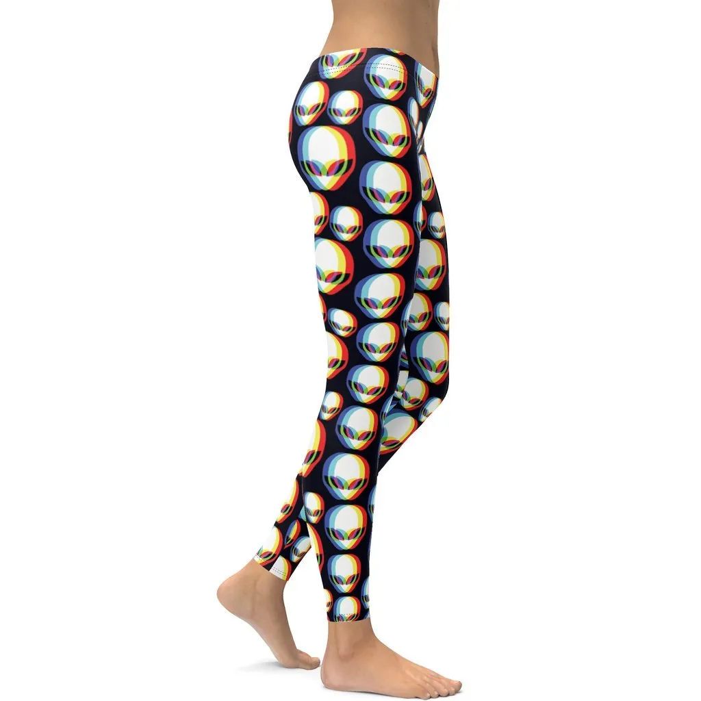 Trippy Alien Leggings