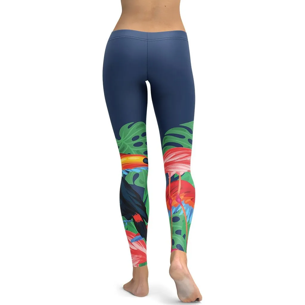 Tropical Birds Leggings